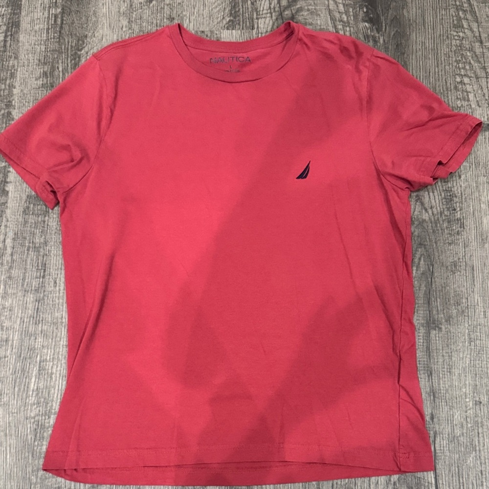 Nautica Red Short Sleeve Tee